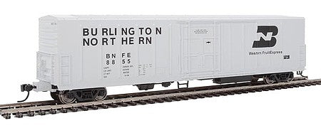 Walthers Mainline 910-3929 HO Scale 57' Mechanical Reefer - Ready to Run -- Burlington Northern BNSF #8855 (white, black, BN Logo)