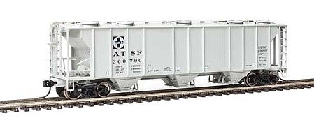 Walthers Mainline 910-7008 HO Scale 50' Pullman-Standard PS-2 2893 3-Bay Covered Hopper - Ready to Run -- Santa Fe #300790