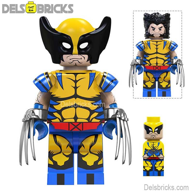 Wolverine Blue & Yellow Suit from X-Men 97, Deadpool Lego Marvel Minifigures 2