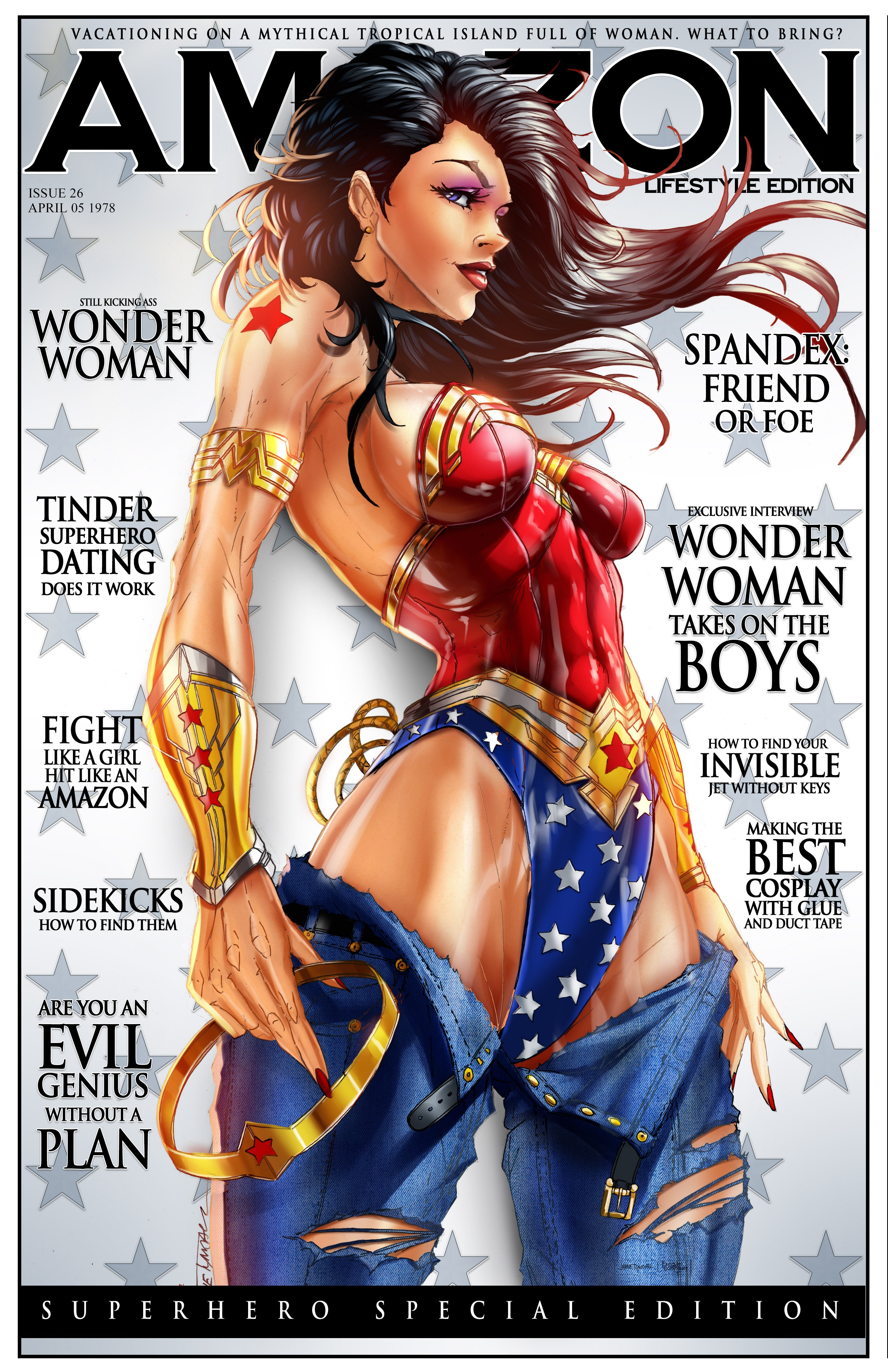 2023 Amazon Princess Magazine Metal Cosplay Variant Comic