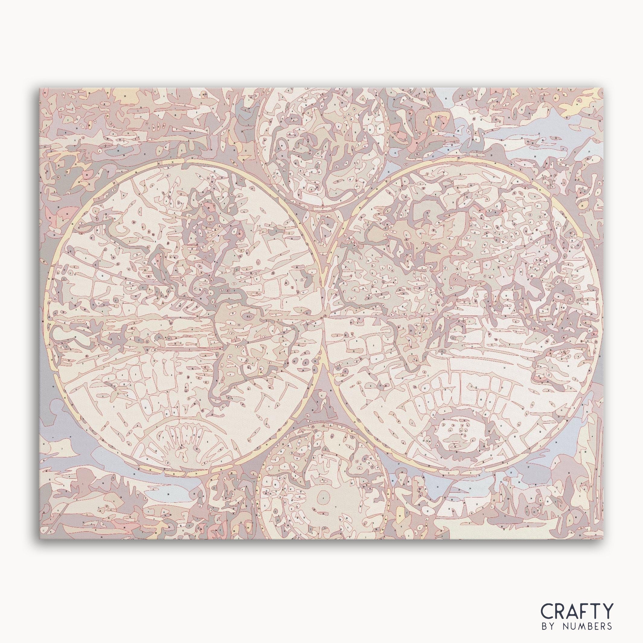 Wooden World Map