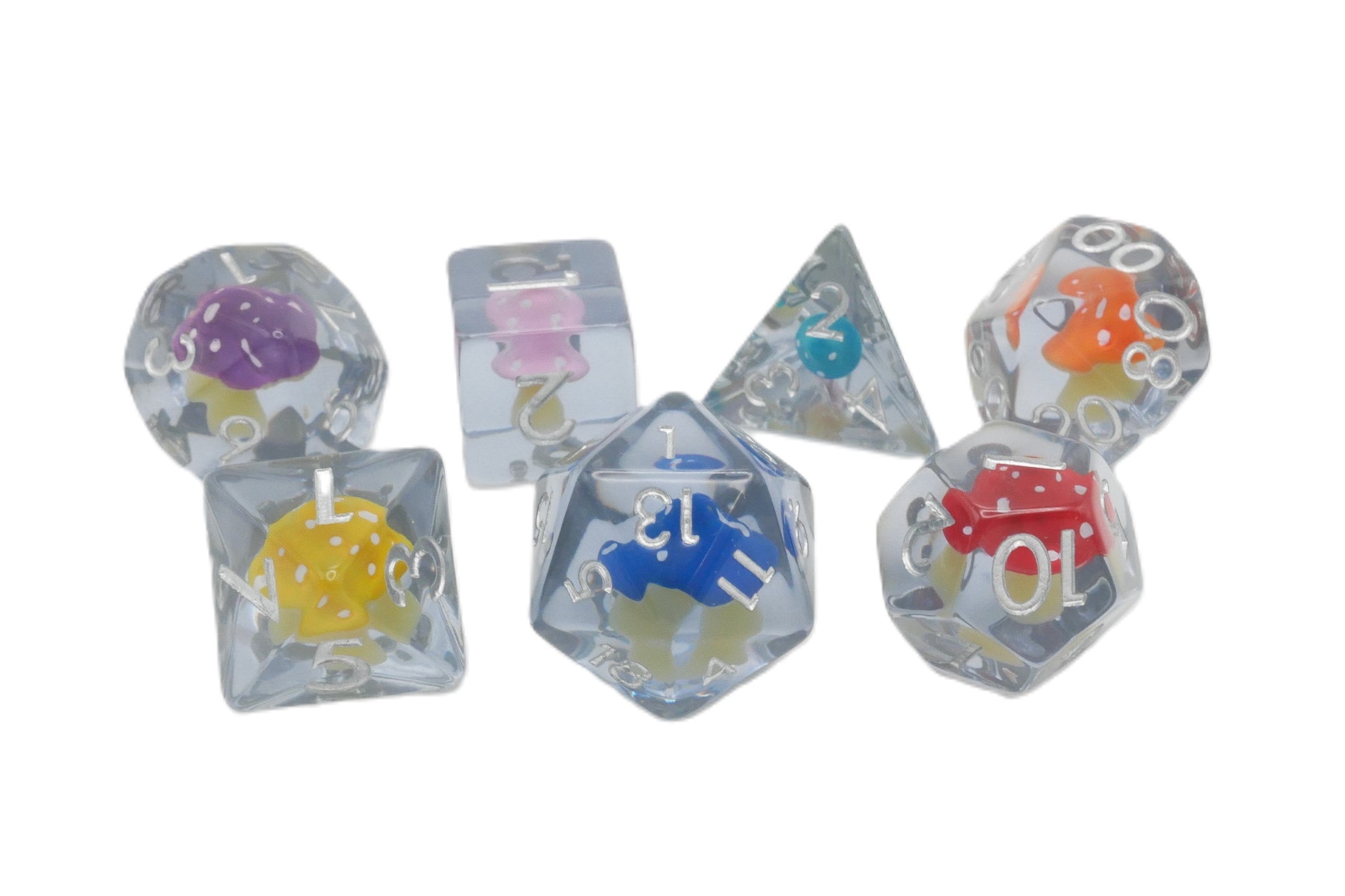 Woodland Trip - 7 Piece DnD Dice Set | Acrylic RPG Gaming Dice