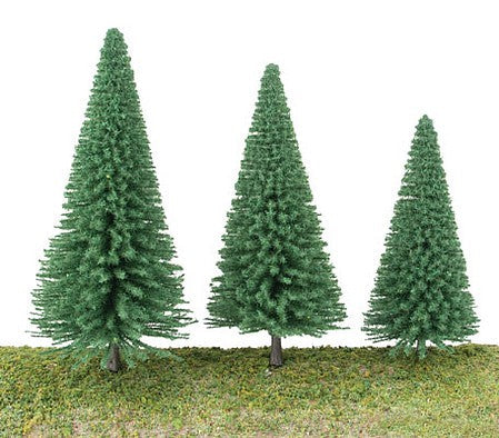 Walthers SceneMaster 949-1180 HO Scale Pine Trees (10)