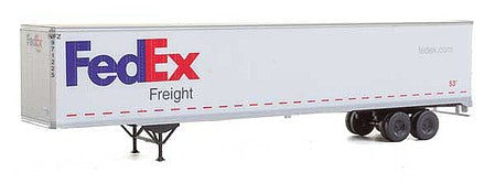 Walthers SceneMaster 949-2452 HO Scale 53' Stoughton Trailer 2-Pk FedEx Freight