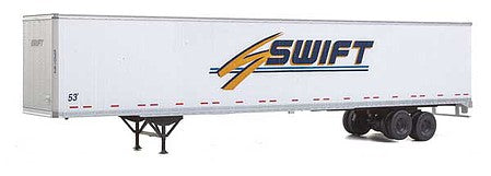 Walthers SceneMaster 949-2457 HO Scale 53' Stoughton Trailer 2-Pack -- Swift
