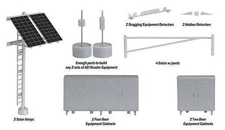 Walthers SceneMaster 949-4139 HO Scale Modern Trackside Detail Set -- Kit