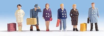 Walthers SceneMaster 949-6023 HO Scale City Travelers -- pkg(6)