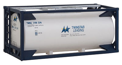 Walthers SceneMaster 949-8106 HO Scale 20' Tank Container - Kit -- Twinstar