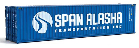 Walthers SceneMaster 949-8273 HO Scale 40' Hi-Cube Container Span Alaska