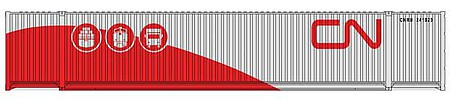 Walthers SceneMaster 949-8537 HO Scale 53' Singamas Corrugated Container CN