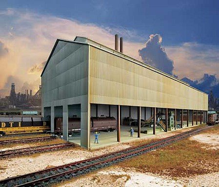 Walthers Cornerstone 933-4601 HO Scale Rolling Mill with Reversing Mill Stand -- Kit - 32 x 11-1/8 x 10"  81.3 x 28.26 x 25.4cm