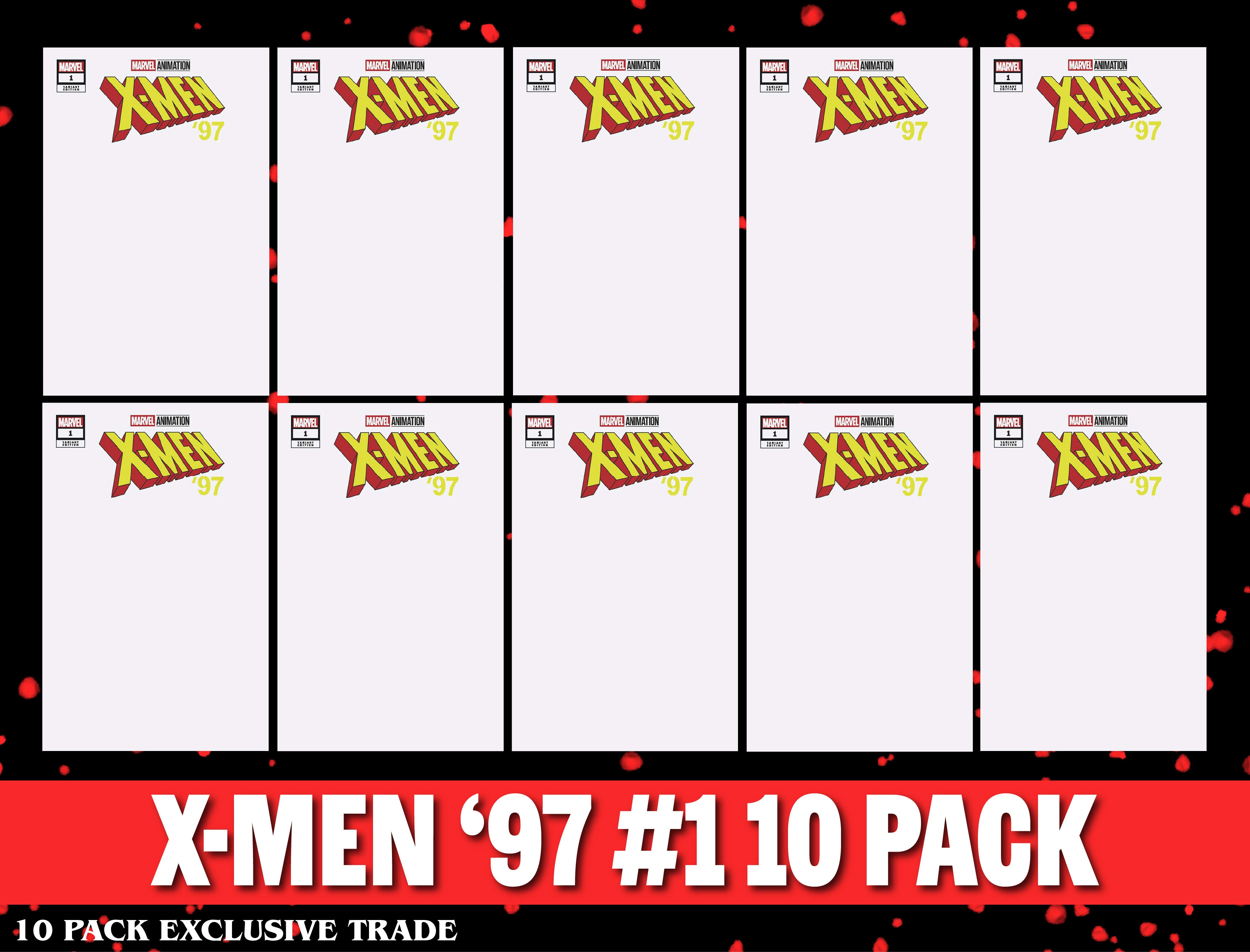 [10 PACK] X-MEN '97 #1 BLANK COVER 3RD PRINTING VARIANT (06/26/2024)