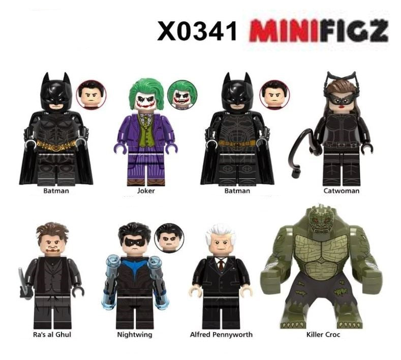 Batman set of 8