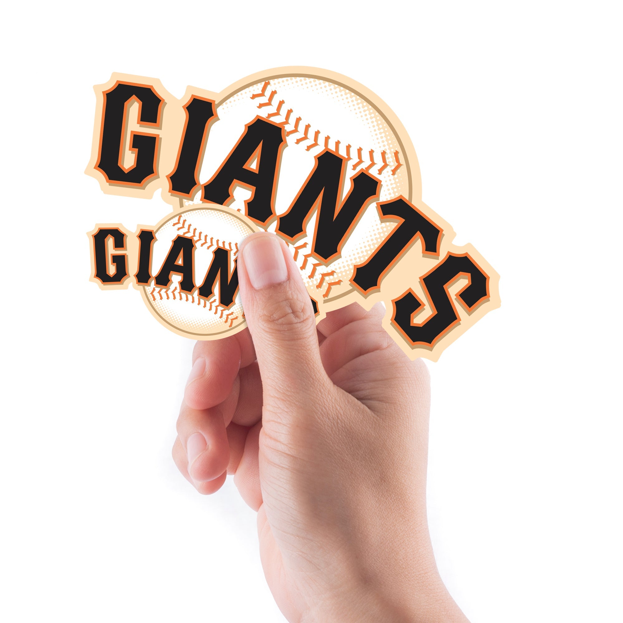 San Francisco Giants - 5 Logo Minis (Mixed Sizes) - Official MLB - Reusable Vinyl Decals