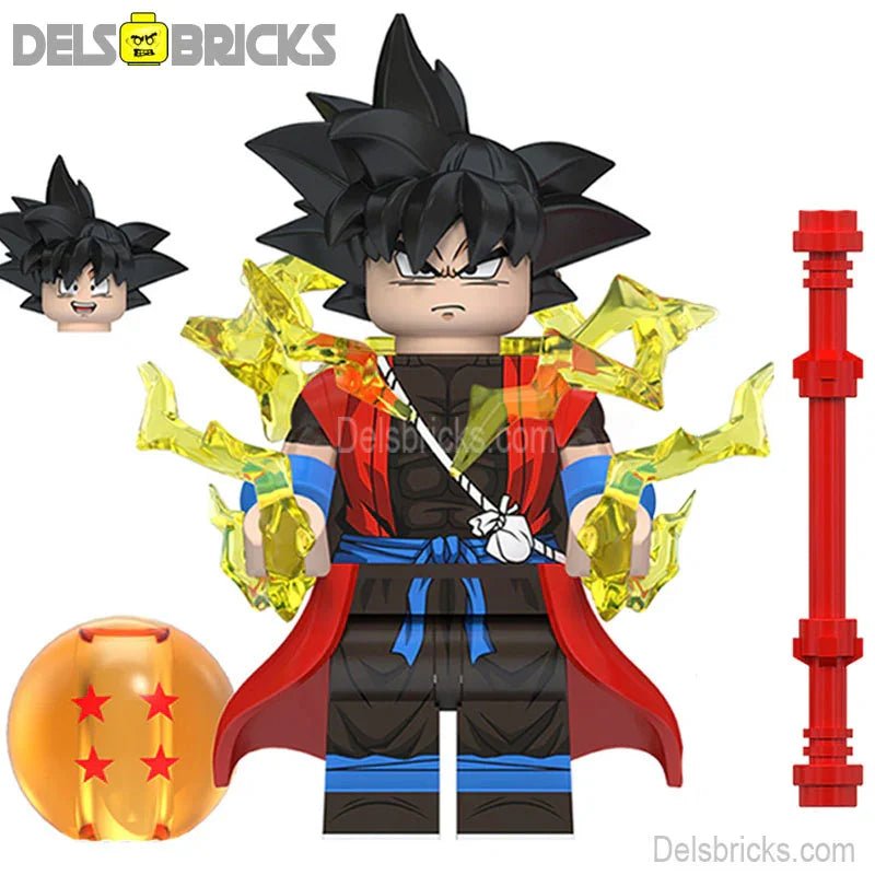 Xeno Goku Dragon Ball Z Best Lego Minifigures | Custom Anime Toy Collectibles G-22