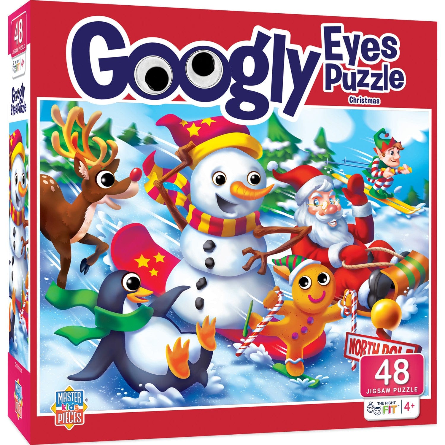 Googly Eyes Christmas 48 Piece Jigsaw Puzzle