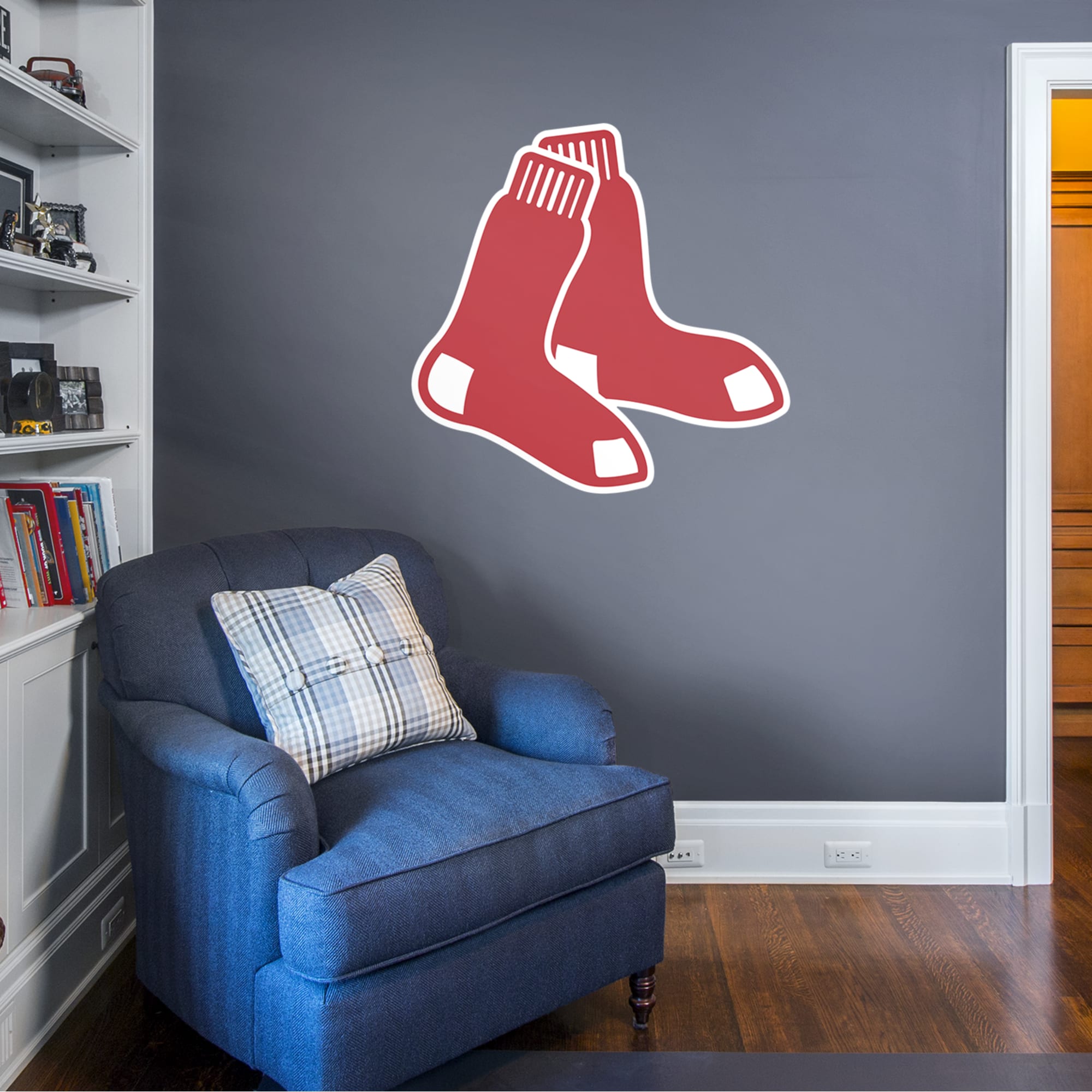 Boston Red Sox - RealBig Logo Collection - Official MLB - Reusable Vinyl Wall Decals
