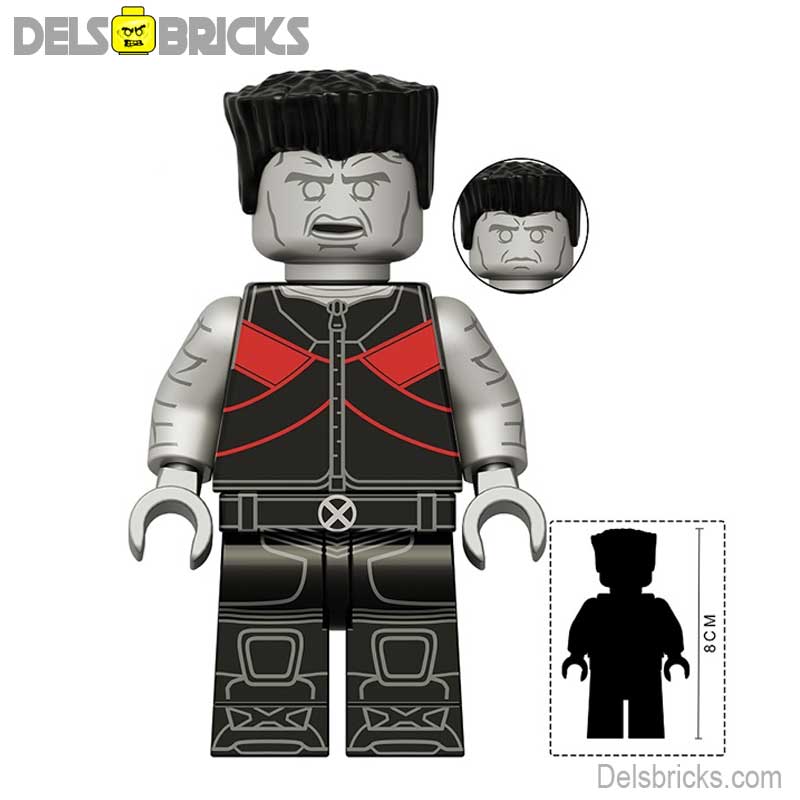 Colossus Big Size X-Men Wolverine & Deadpool Lego Marvel Minifigures Custom Toys
