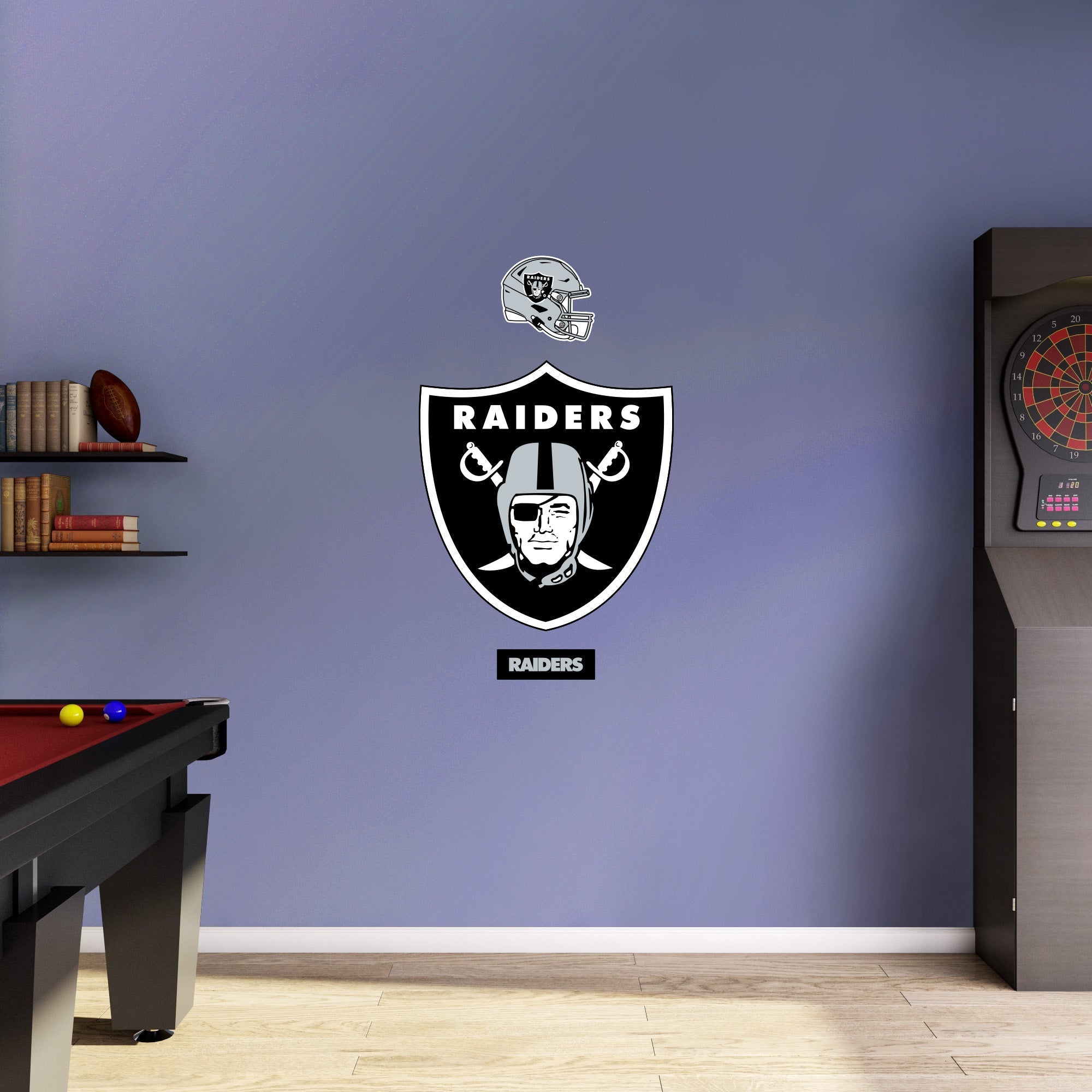 Las Vegas Raiders - RealBig Logo Collection - Official NFL - Reusable Vinyl Wall Decals