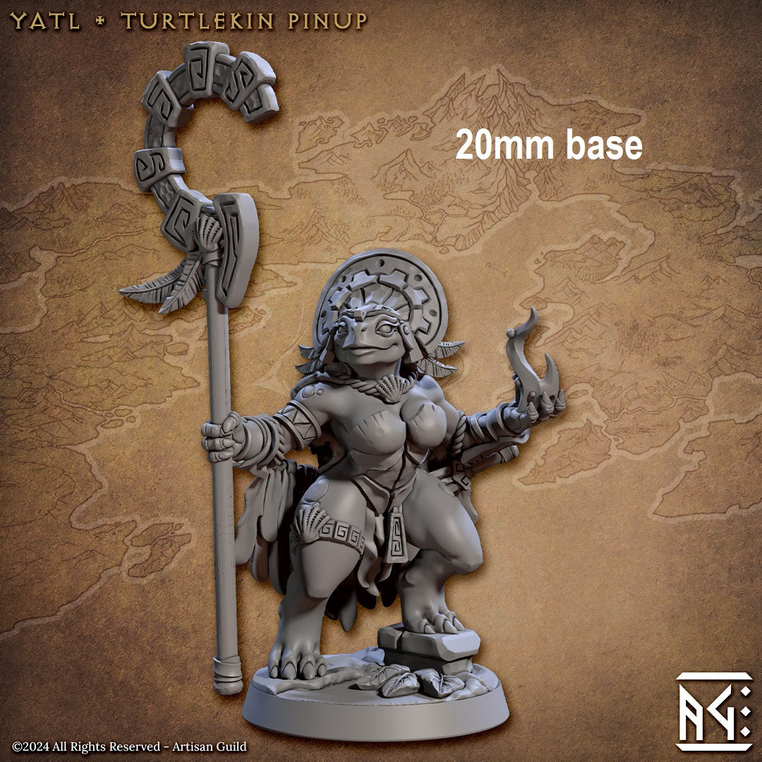 Yatl (Female Turtlekin Cleric)