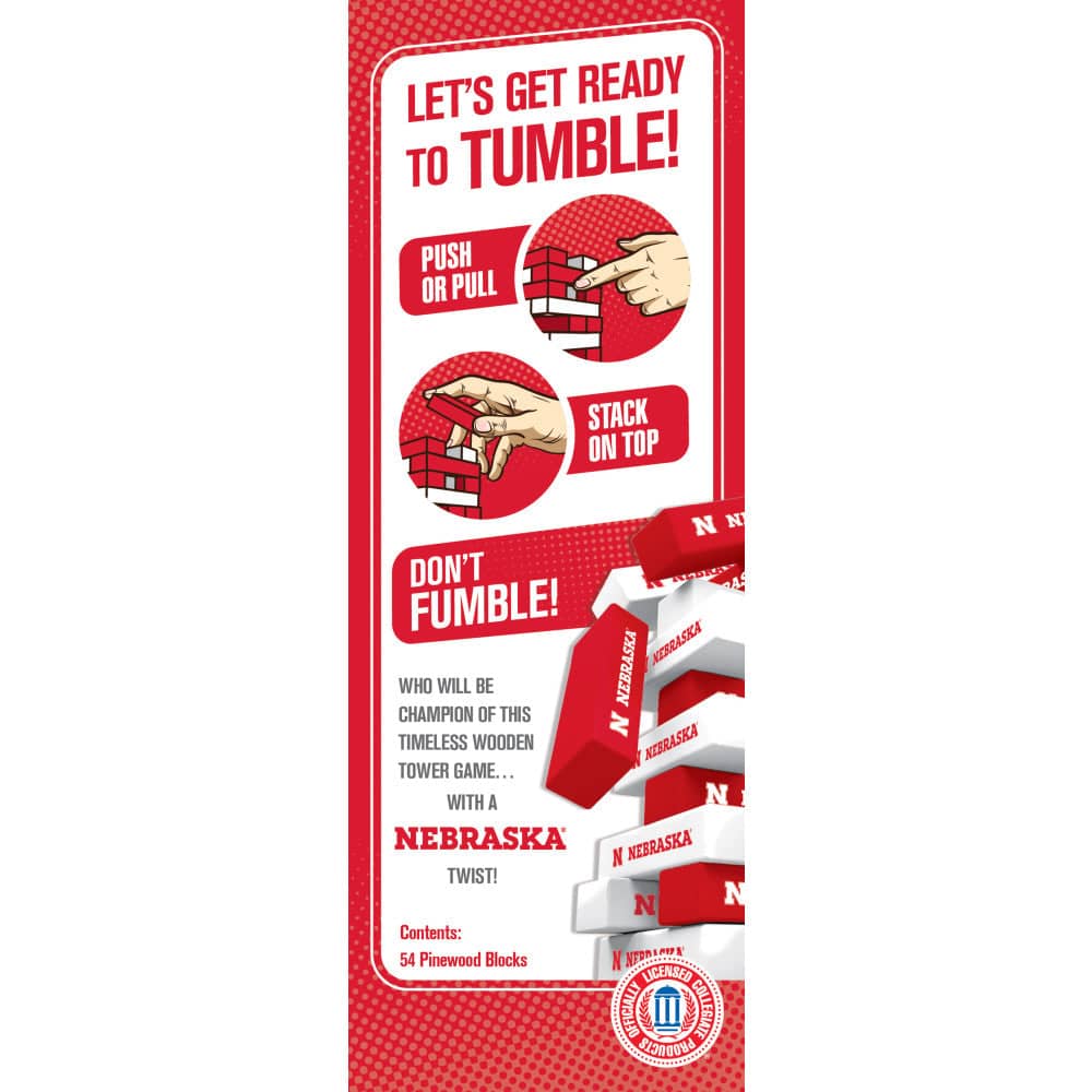 Nebraska Cornhuskers Tumble Tower