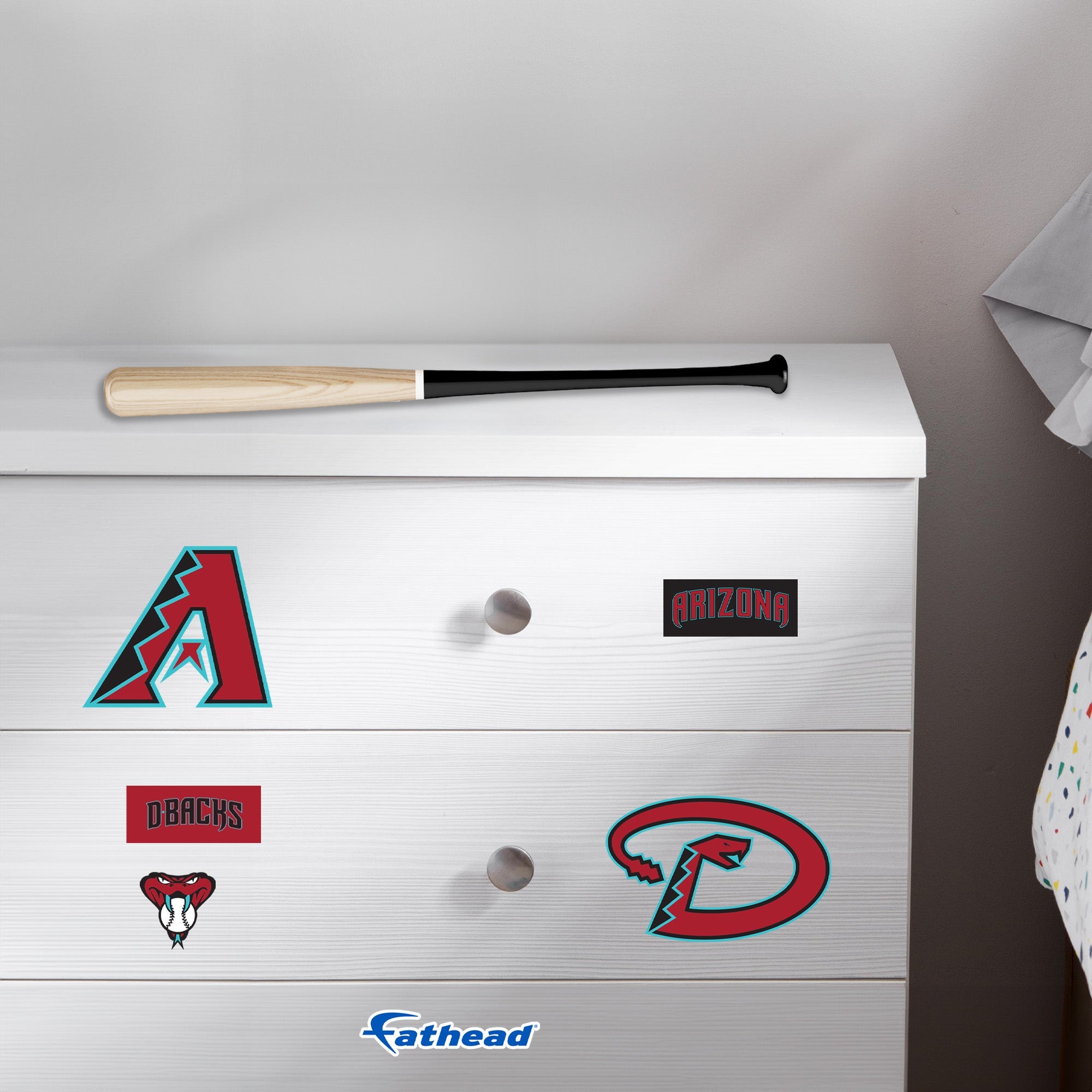 Arizona Diamondbacks - 5 Logo Minis (Mixed Sizes) - Official MLB - Reusable Vinyl Decals #2