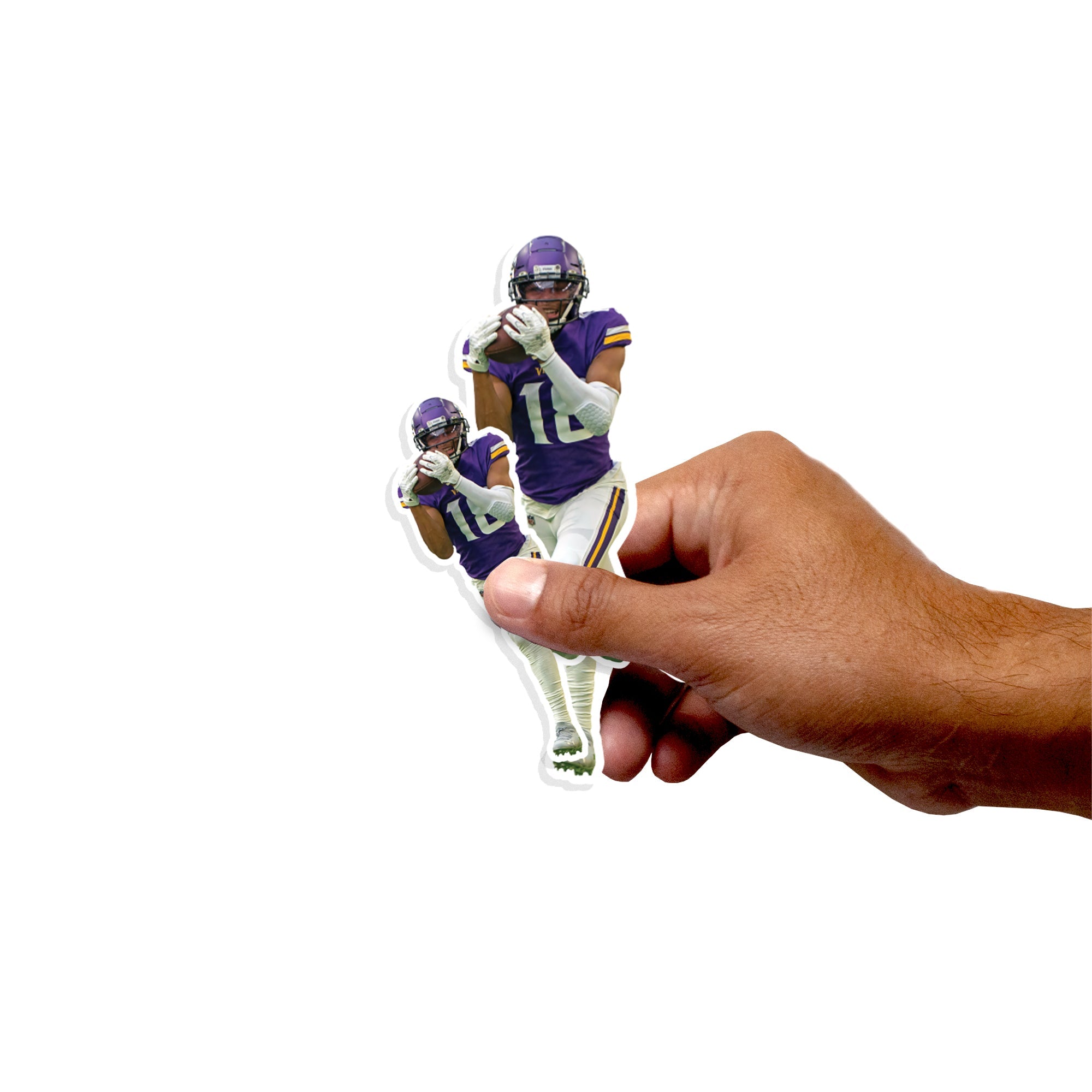 Justin Jefferson - 5 Player Minis (Mixed Sizes) - Official NFL - Minnesota Vikings - Reusable Vinyl Decals