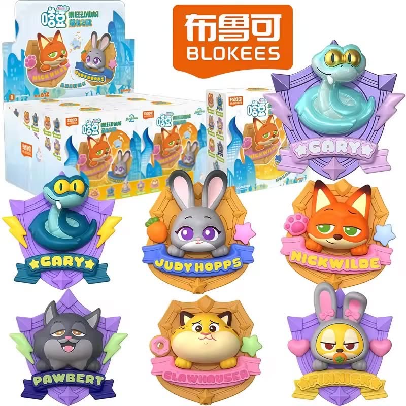 Blokees | Zootopia Daadoos Mate Series 01 | Buddy Emblem [Single Blind Box] (Pre-Order)