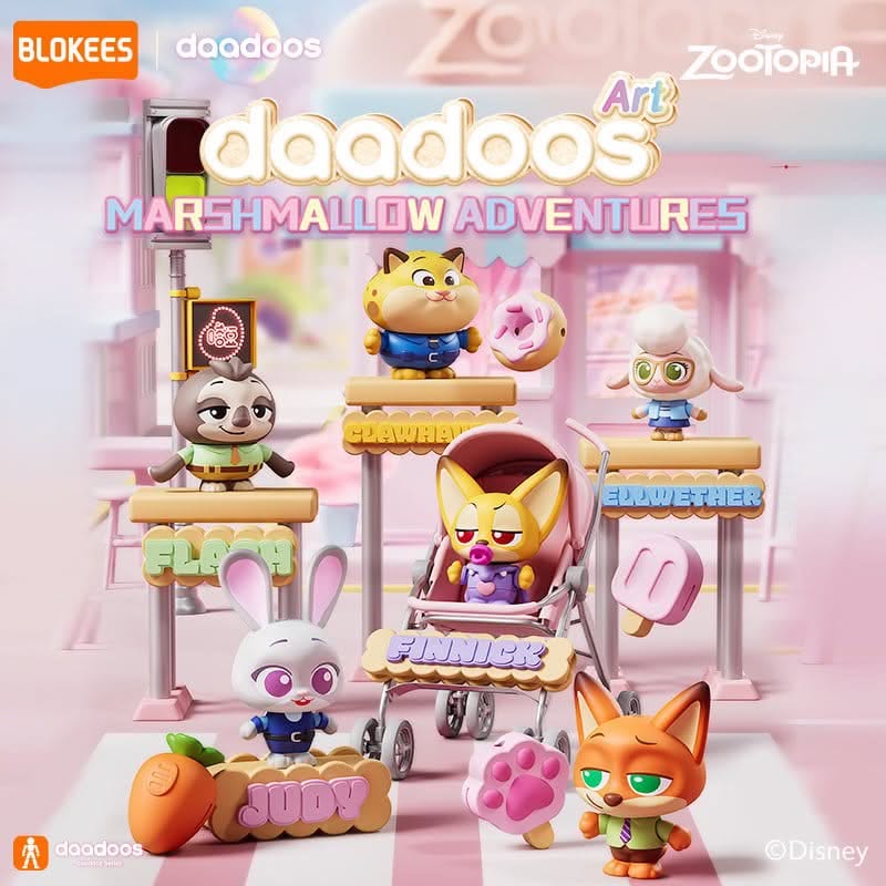 Blokees | Zootopia Daadoos Art Series 01 | Marshmallow Adventures [Single Blind Box] (Pre-Order)