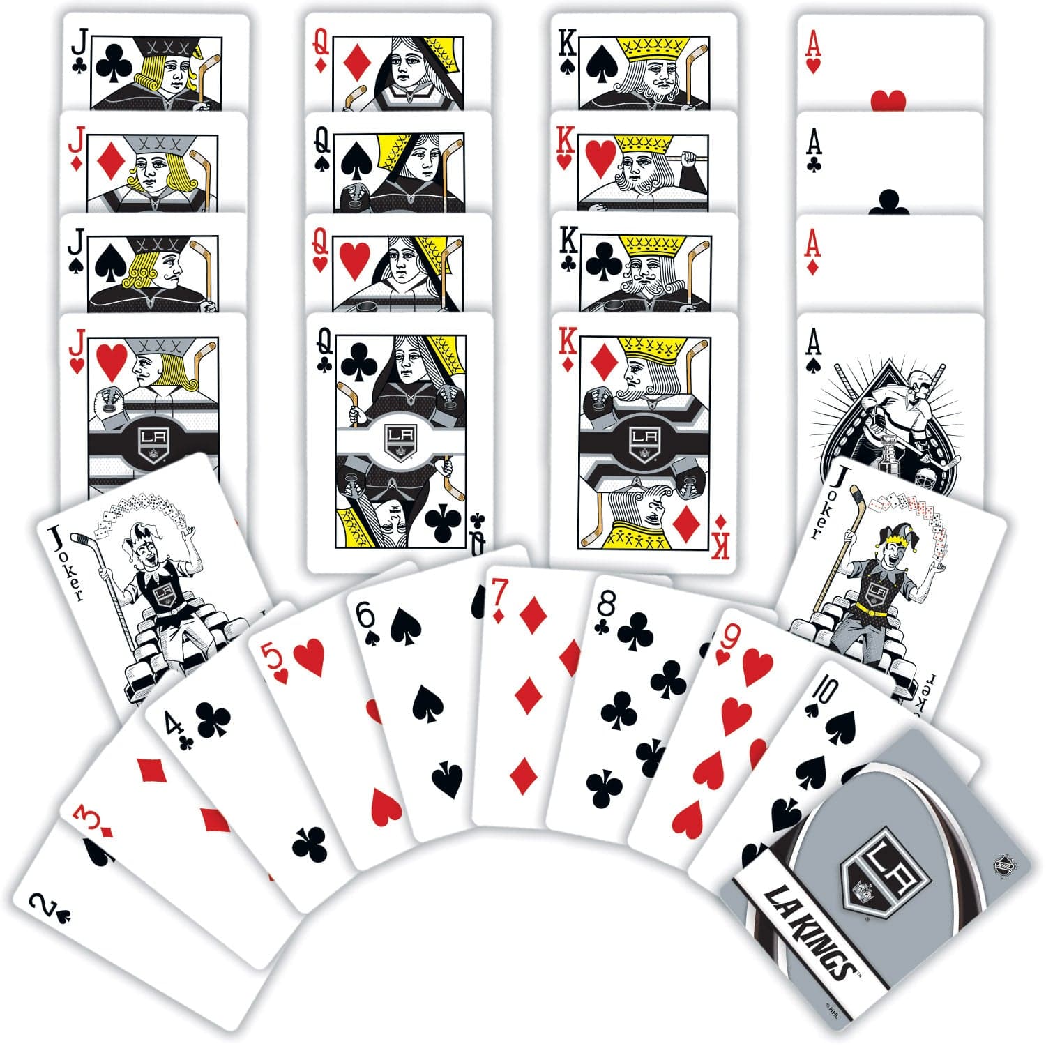 Los Angeles Kings Playing Cards - 54 Card Deck