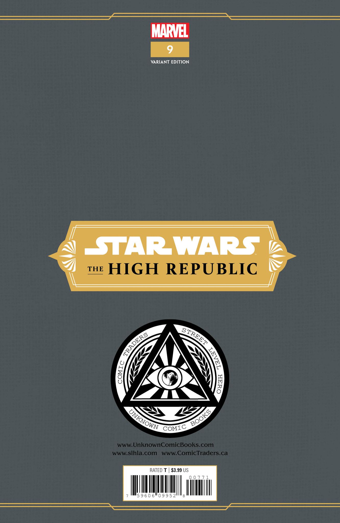 STAR WARS HIGH REPUBLIC #9 UNKNOWN COMICS MARCO TURINI EXCLUSIVE VAR (09/01/2021)