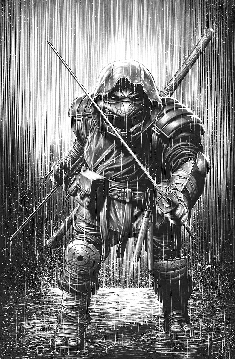 TMNT THE LAST RONIN #5 (OF 5) UNKNOWN COMICS MICO SUAYAN EXCLUSIVE B&W VAR (02/16/2022) (03/23/2022) (04/20/2022)