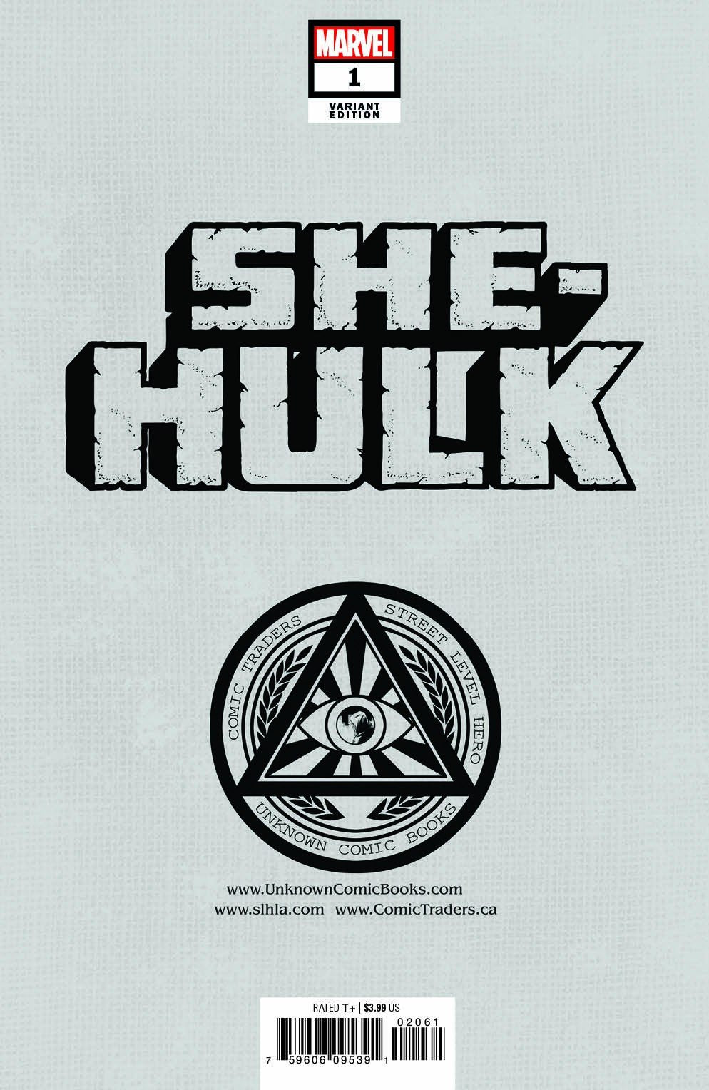 SHE-HULK 1 UNKNOWN COMICS MIGUEL MERCADO EXCLUSIVE VIRGIN VOGUE VAR (01/12/2022)