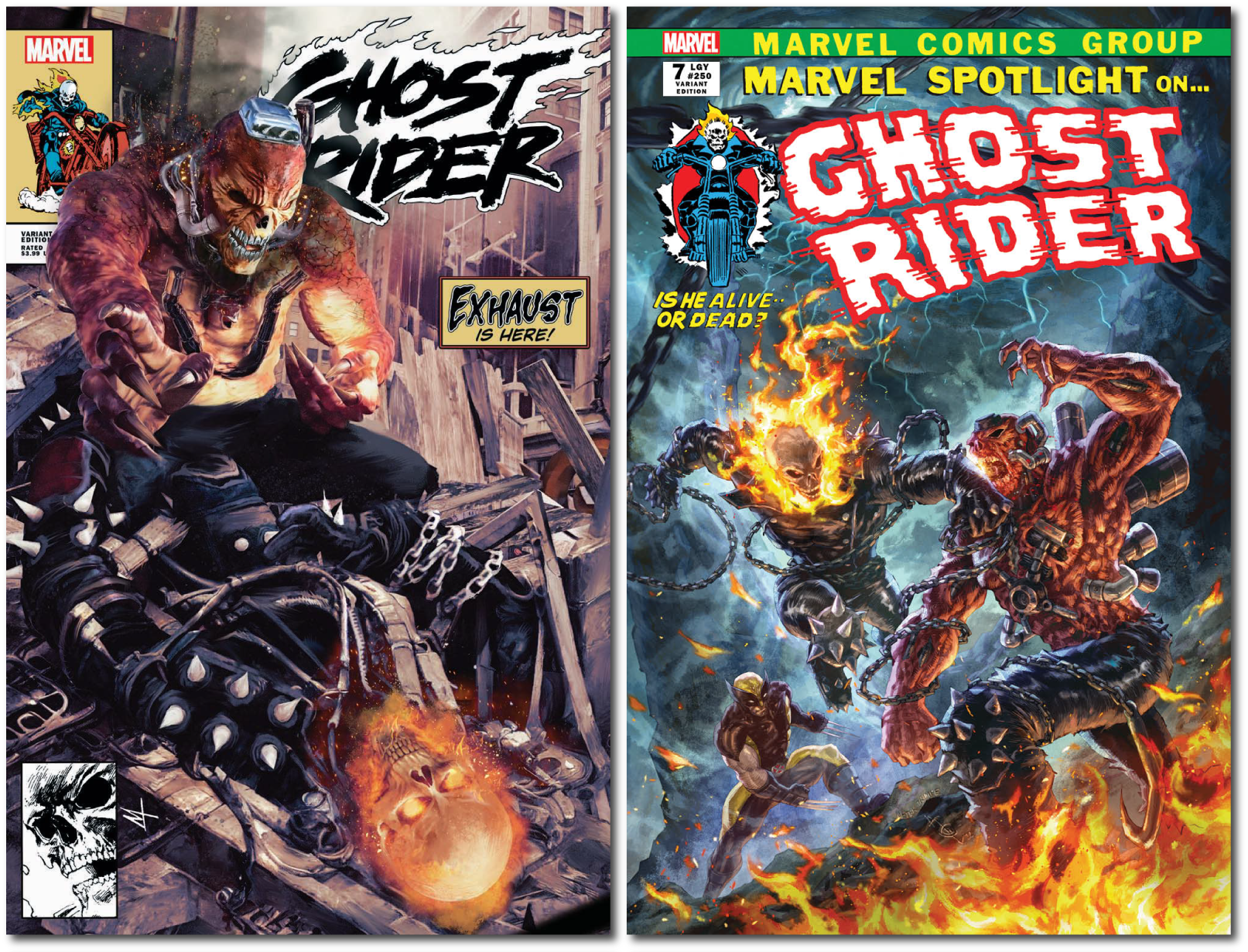 2 PACK (616) TRADE GHOST RIDER #7 UNKNOWN COMICS ALAN QUAH / MARCO TURINI EXCLUSIVE VAR (10/26/2022)