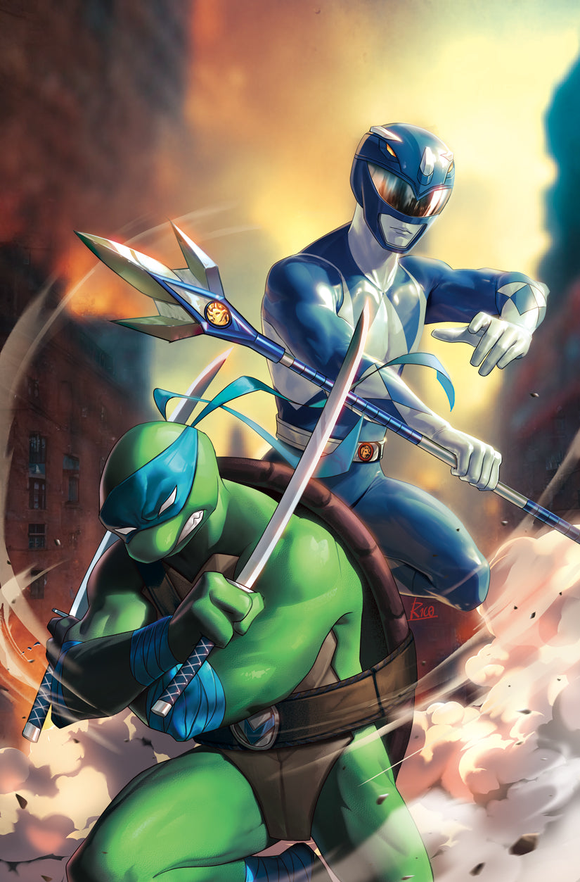 [5 PACK] MMPR TMNT II UNKNOWN COMICS R1C0 EXCLUSIVE VIRGIN VAR (05/03/2023)