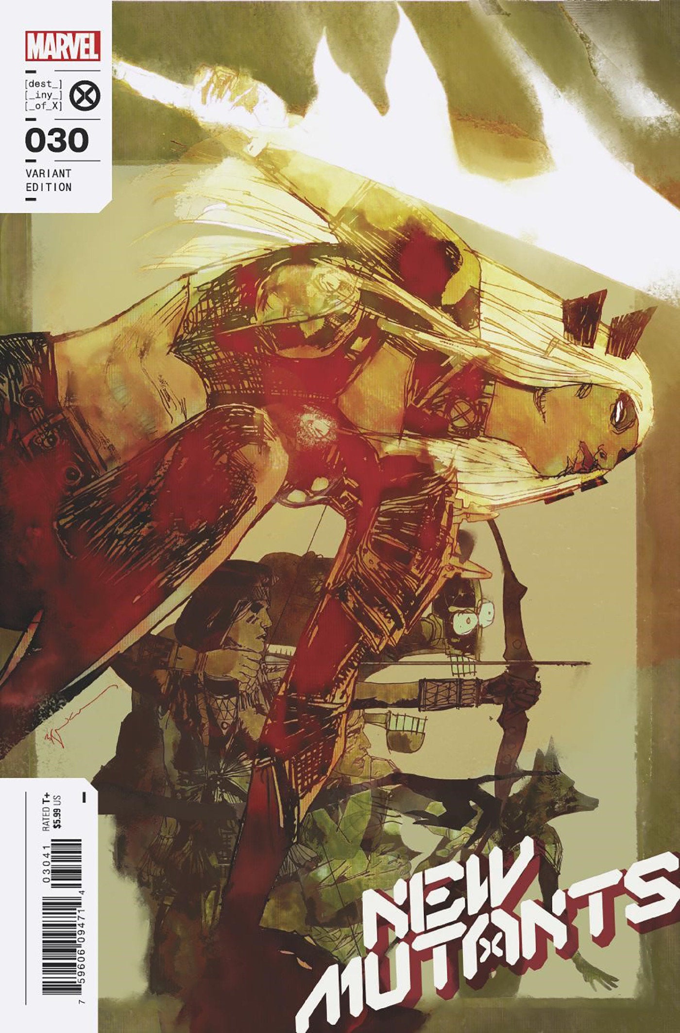 NEW MUTANTS 30 SIENKIEWICZ VARIANT[1:50] (09/14/2022) (09/21/2022)