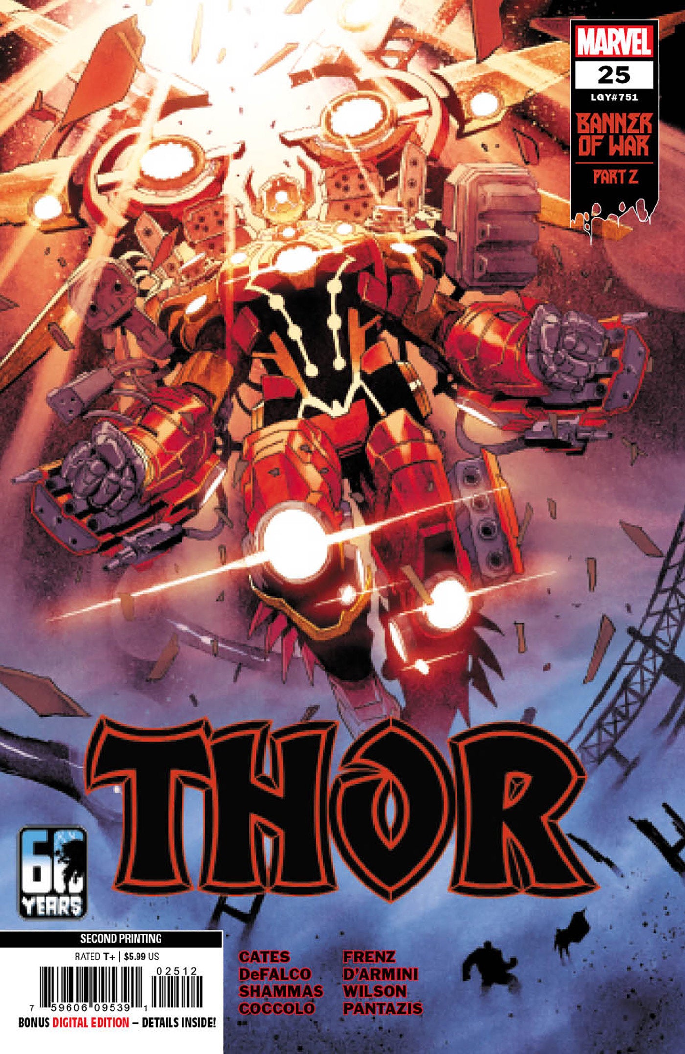 THOR 25 COCCOLO 2ND PRINTING VARIANT (07/06/2022)