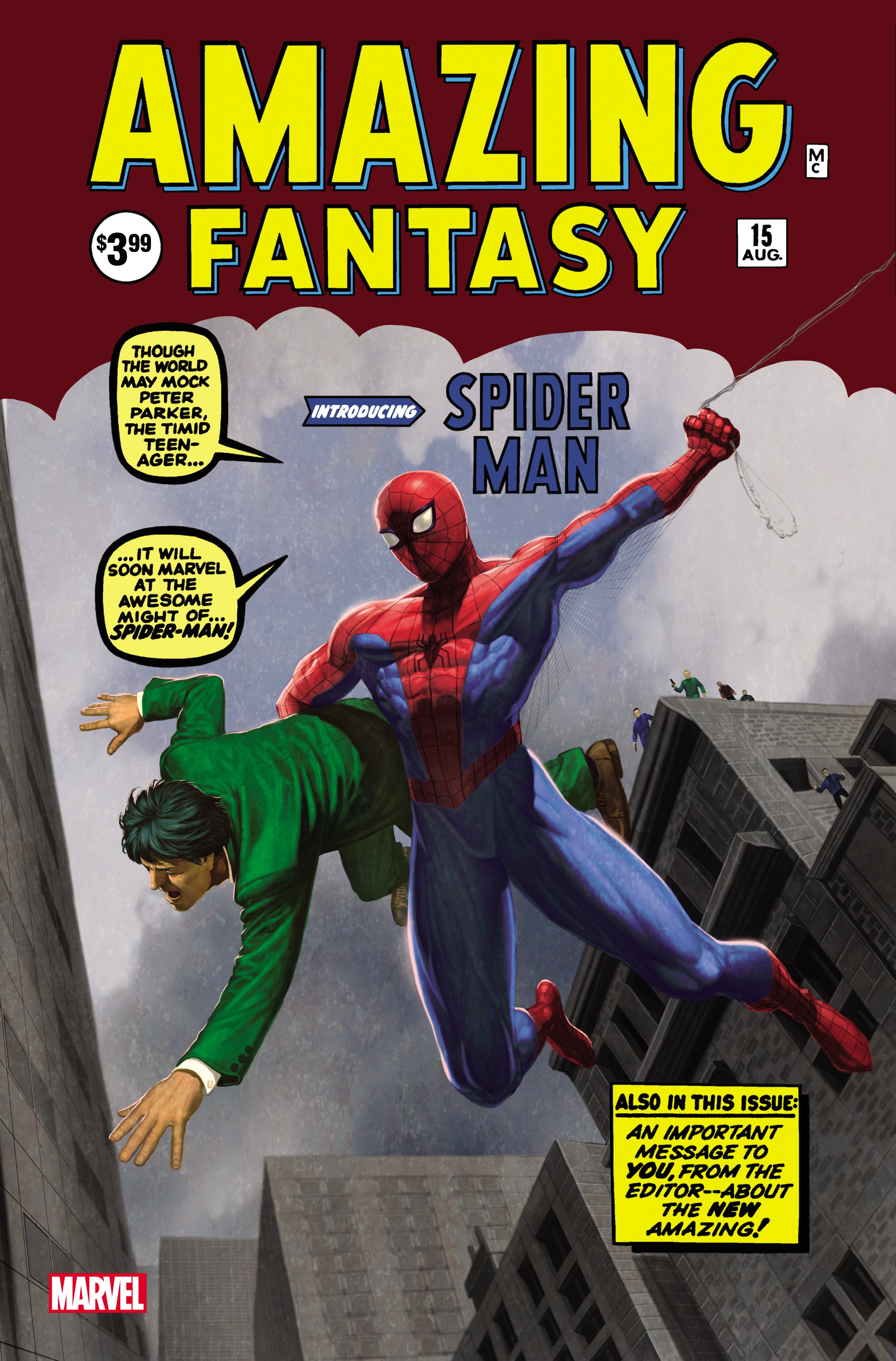 In Spider-Man: Into the Spider-Verse (2018), you can see a comic that is a  direct reference to Spider-man's first appearance in print form (Amazing  Fantasy #15, released in 1962). : r/MovieDetails