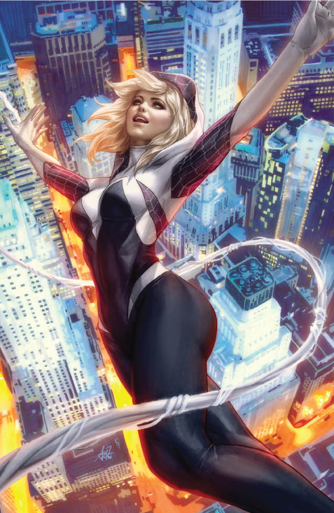 Spider-Gwen Ghost Spider #1 Unknown Comic Books Artgerm Virgin Variant virgin cover by Stanley “Artgerm” Lau