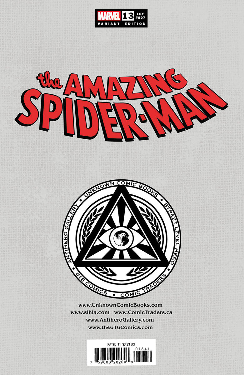 AMAZING SPIDER-MAN #13 UNKNOWN COMICS TONY DANIEL EXCLUSIVE VAR (11/09/2022)