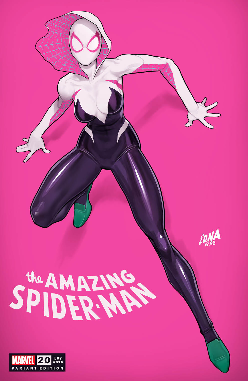 [2 PACK] **FREE TRADE DRESS** AMAZING SPIDER-MAN #20 UNKNOWN COMICS DAVID NAKAYAMA EXCLUSIVE COLOR BLEED VAR (02/22/2023)