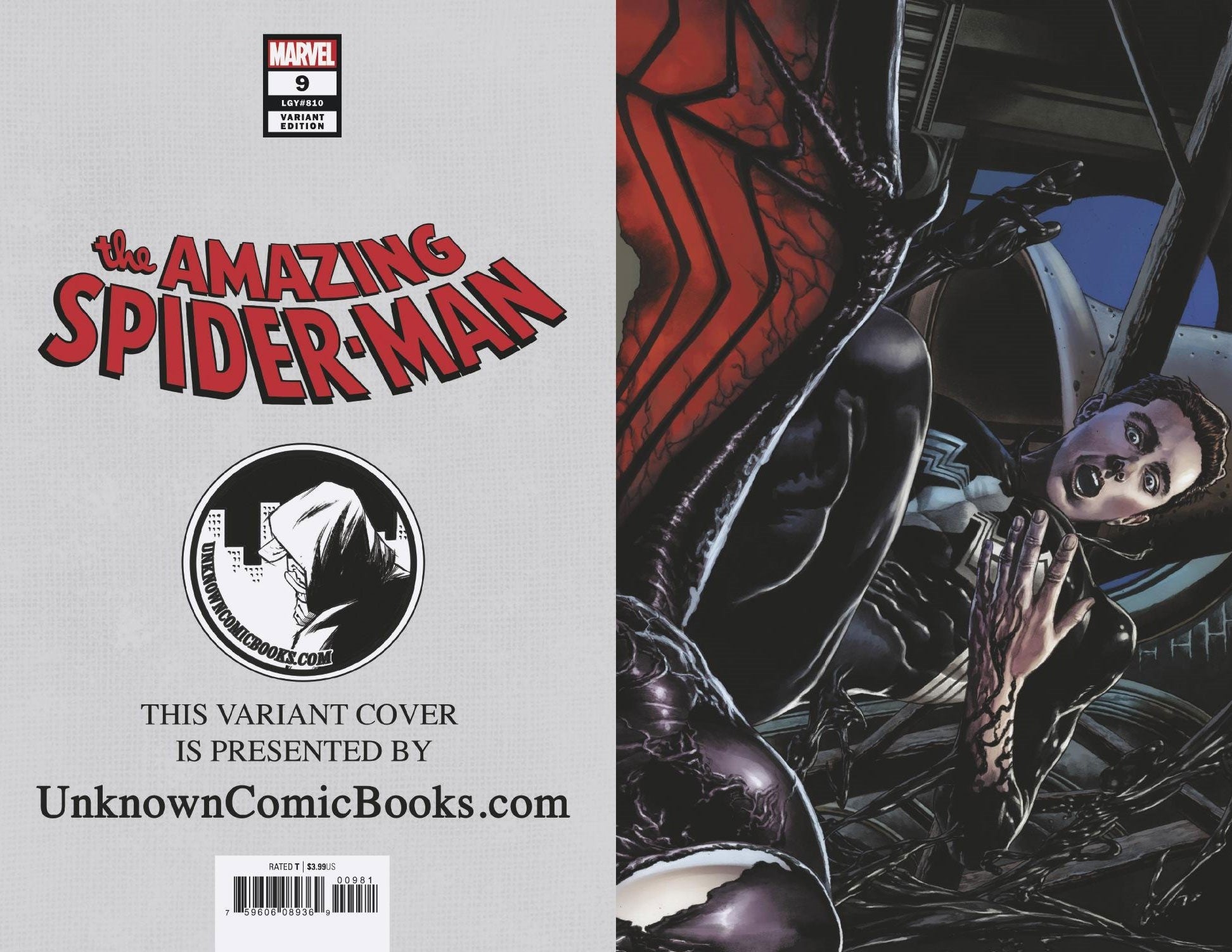 AMAZING SPIDER-MAN #9 UNKNOWN COMIC BOOKS SUAYAN VIRGIN EXCLUSIVE 11/14/2018