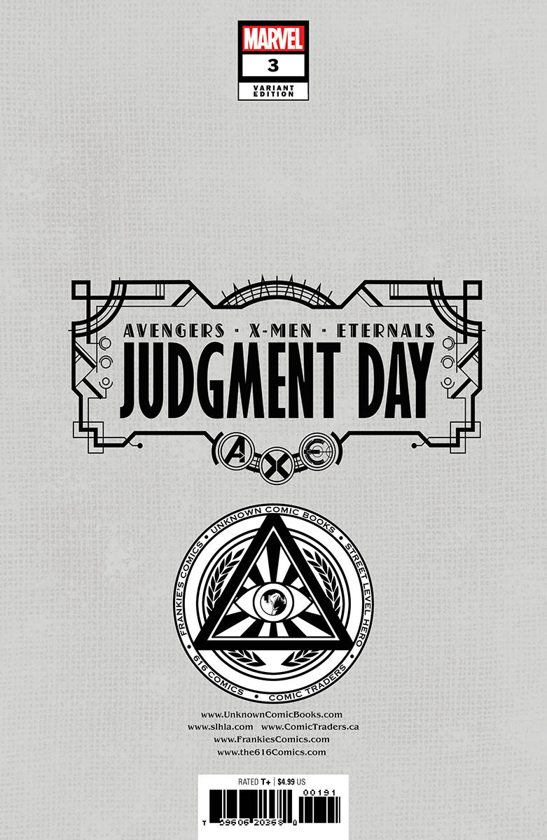A.X.E.: JUDGMENT DAY #3 [AXE] UNKNOWN COMICS DAVID NAKAYAMA HELLFIRE EXCLUSIVE VAR (08/24/2022)