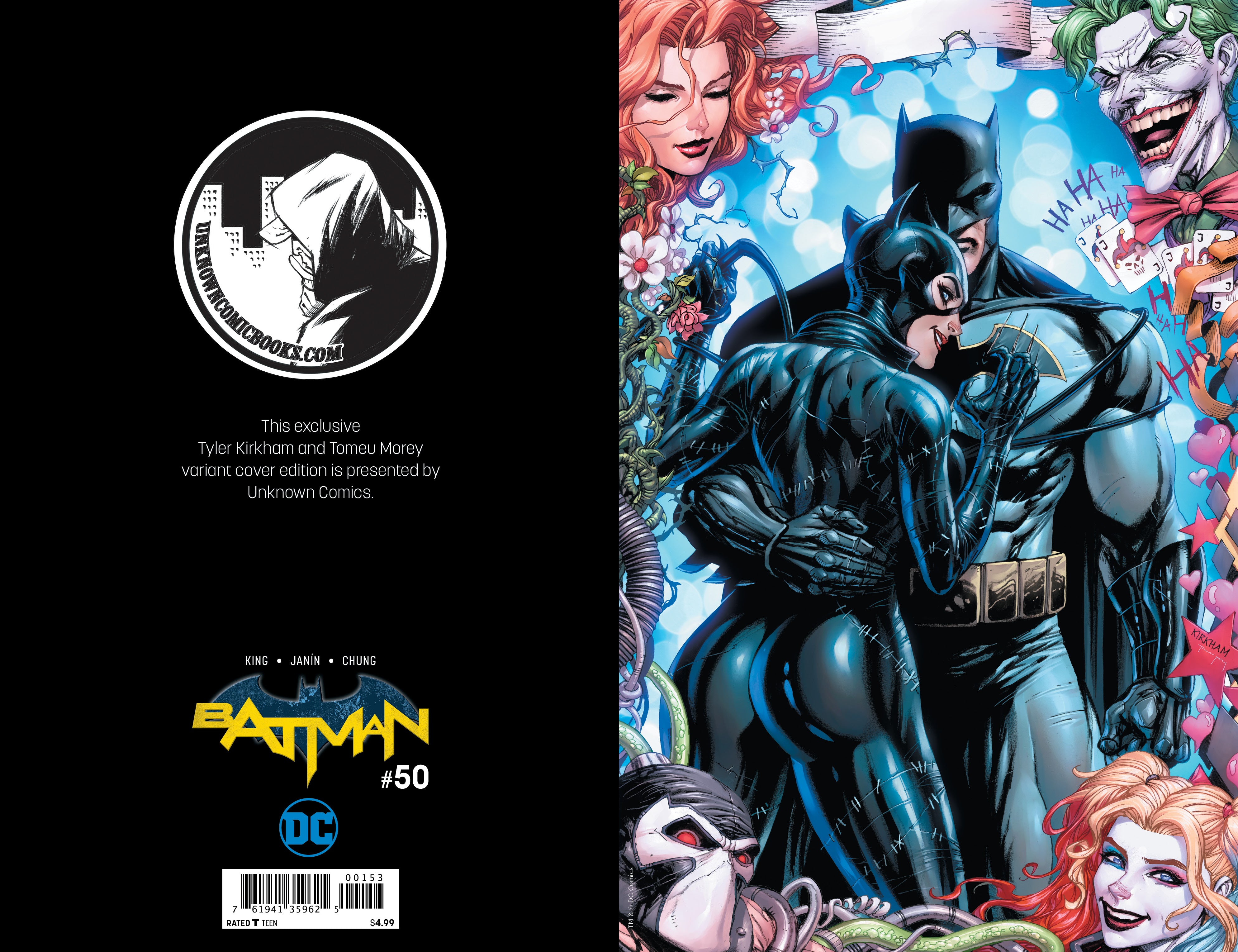 BATMAN #50 UNKNOWN COMIC BOOKS KIRKHAM EXCLUSIVE VIRGIN 7/4/2018