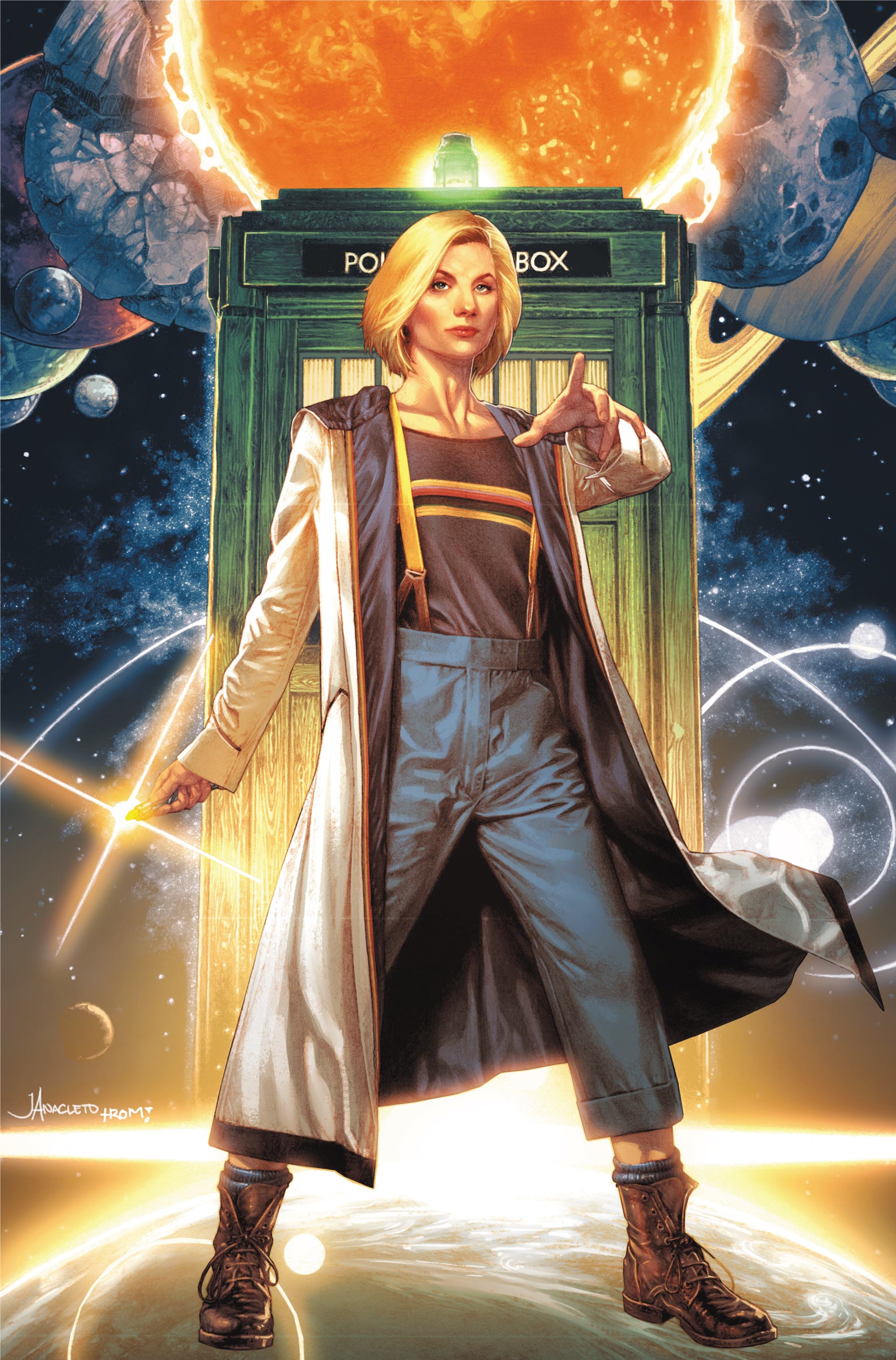 DOCTOR WHO 13TH #1 UNKNOWN COMIC BOOKS ANACLETO EXCLUSIVE VAR VIRGIN 11/7/2018