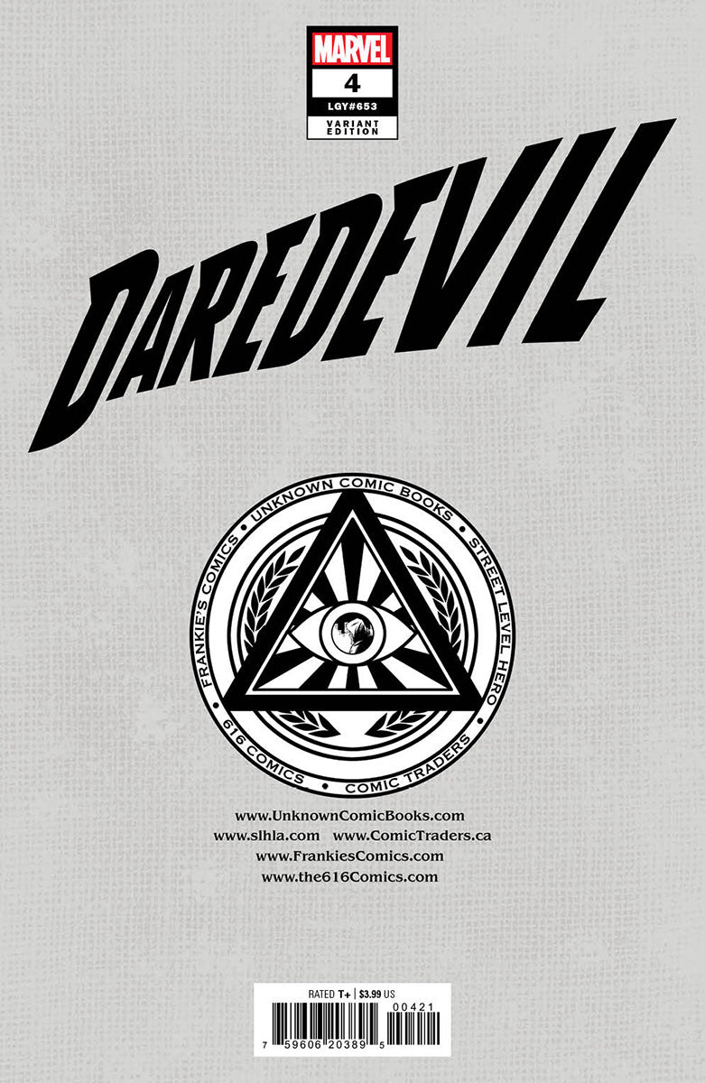DAREDEVIL #4 UNKNOWN COMICS KAEL NGU EXCLUSIVE VAR (10/12/2022)