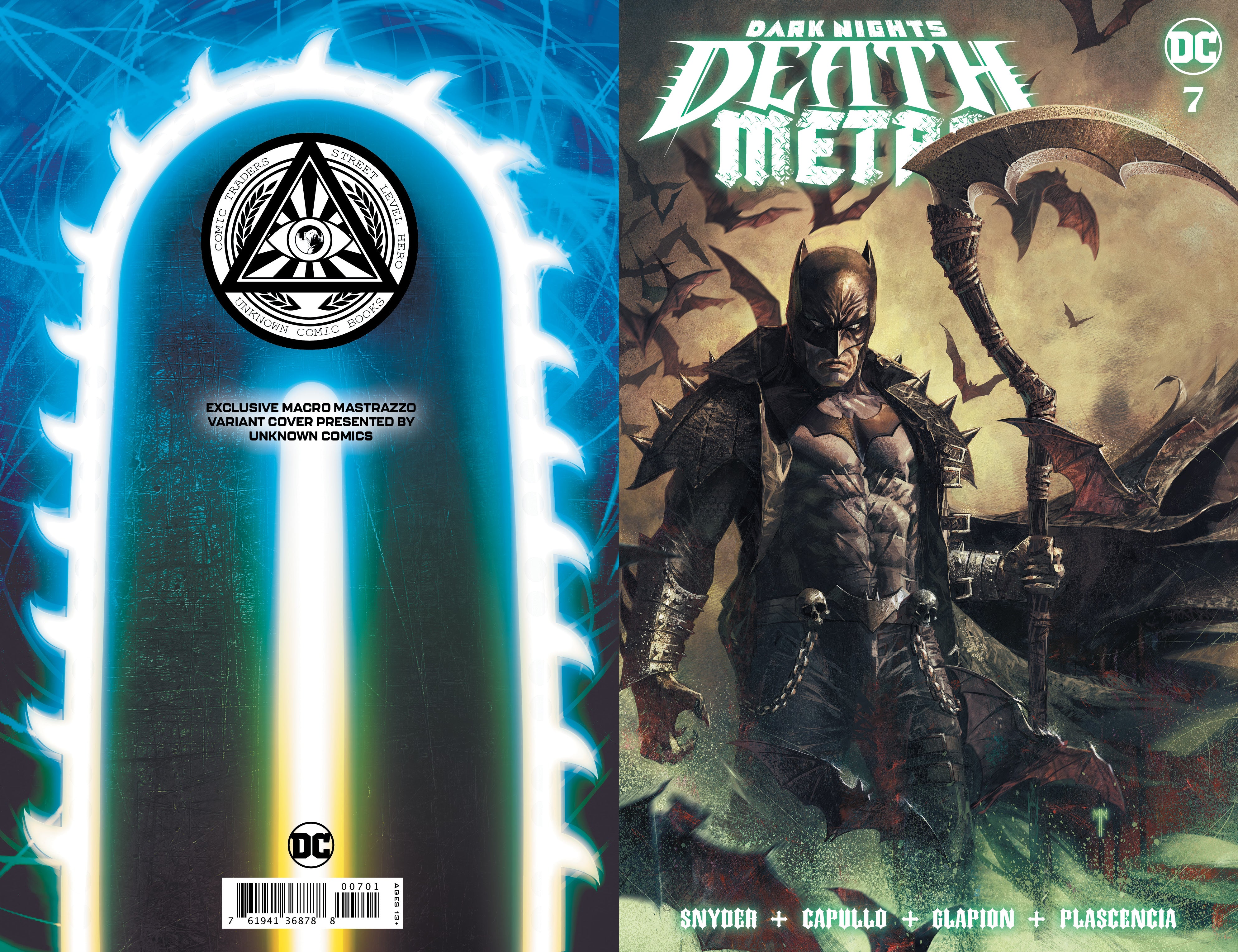 DARK NIGHTS DEATH METAL #7 (OF 7) UNKNOWN COMICS MARCO MASTRAZZO EXCLUSIVE VAR (01/05/2021)