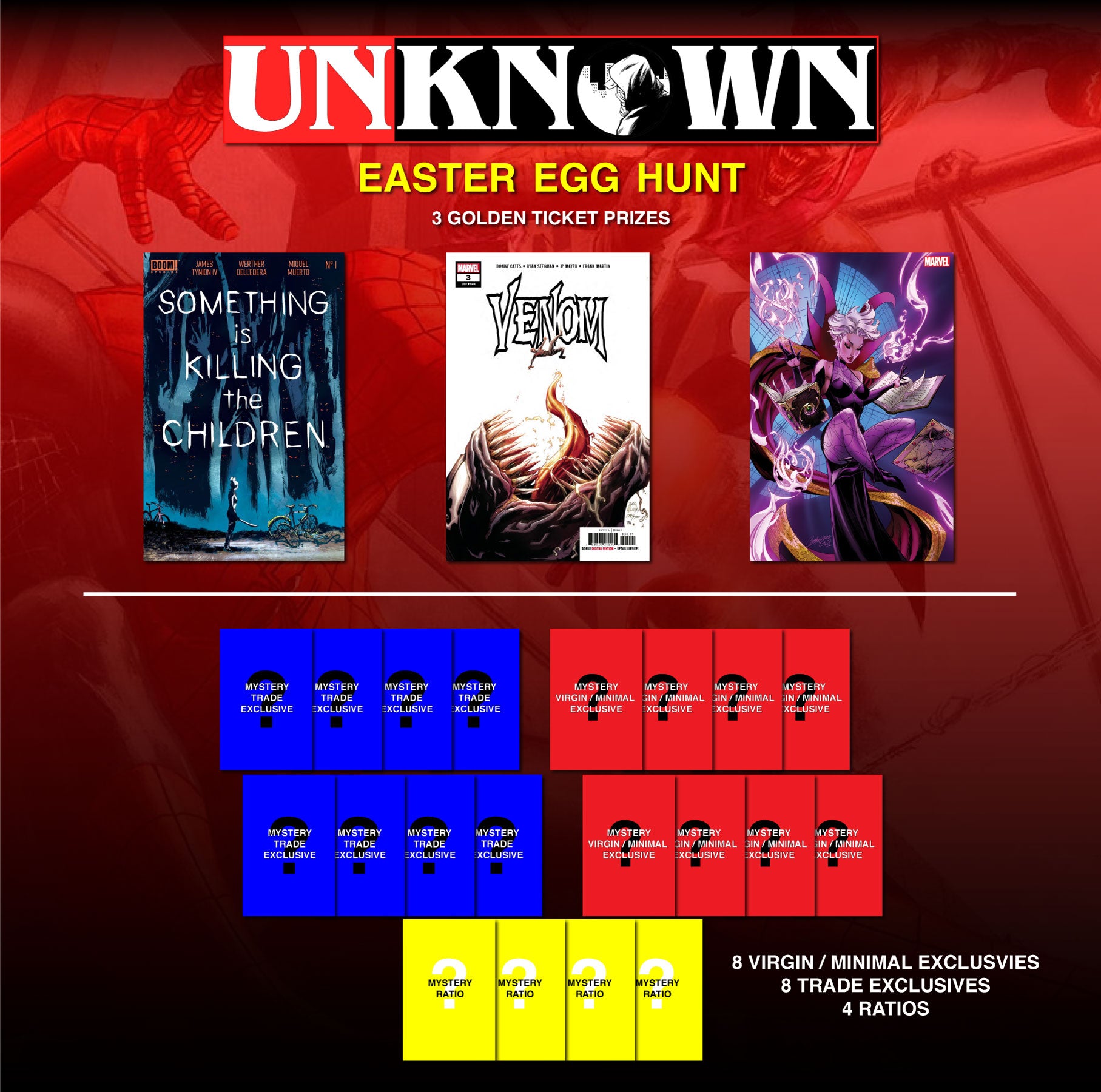 EASTER EGG HUNT GOLDEN TICKET BUNBLE 20 PACK (05/04/2022)