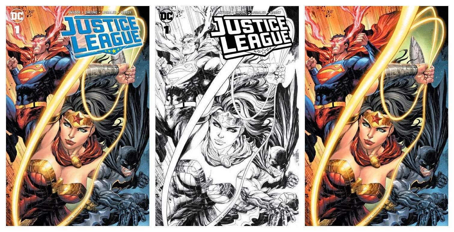 (3 pack) Justice League #1 Kirkham 3 pack set