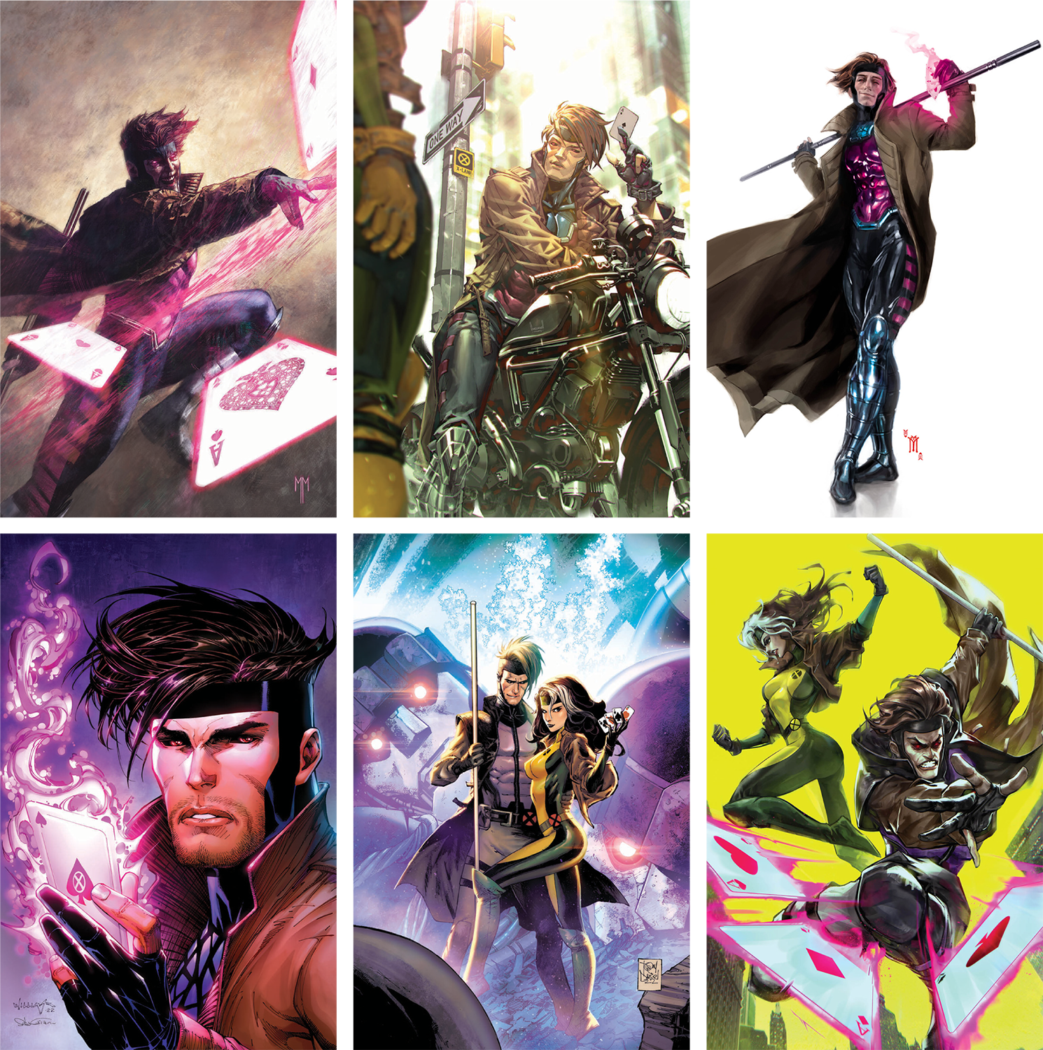 6 PACK BUNLDE GAMBIT #1 #2 #3 #4 #5 VIRGIN UNKNOWN COMICS EXCLUSIVE VAR (11/16/2022)